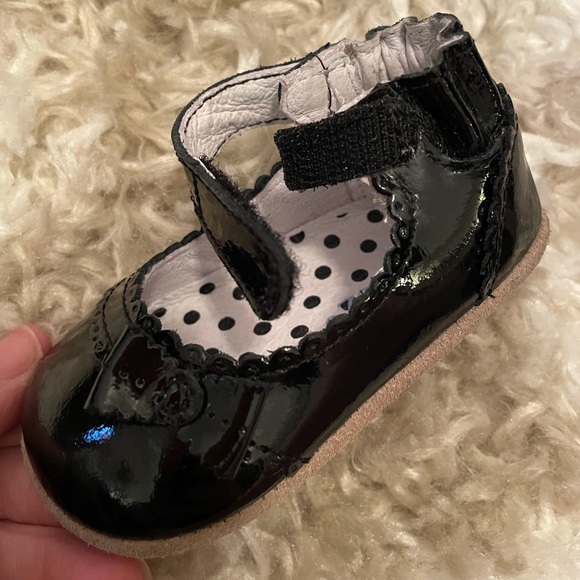 Robeez Mary Jane style Infant Black Patent Leather dress shoe-Size 2 (3-6 mo) - Picture 8 of 15